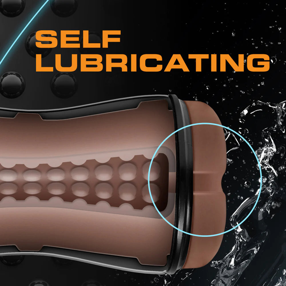 Loverboy The Mechanic Self Lubricating Realistic Brown Masturbator / Stroker