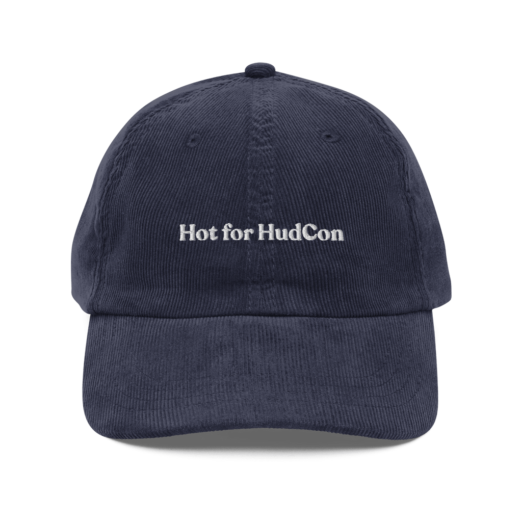 Hot for HudCon Embroidered Corduroy Hat