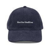 Hot for HudCon Embroidered Corduroy Hat