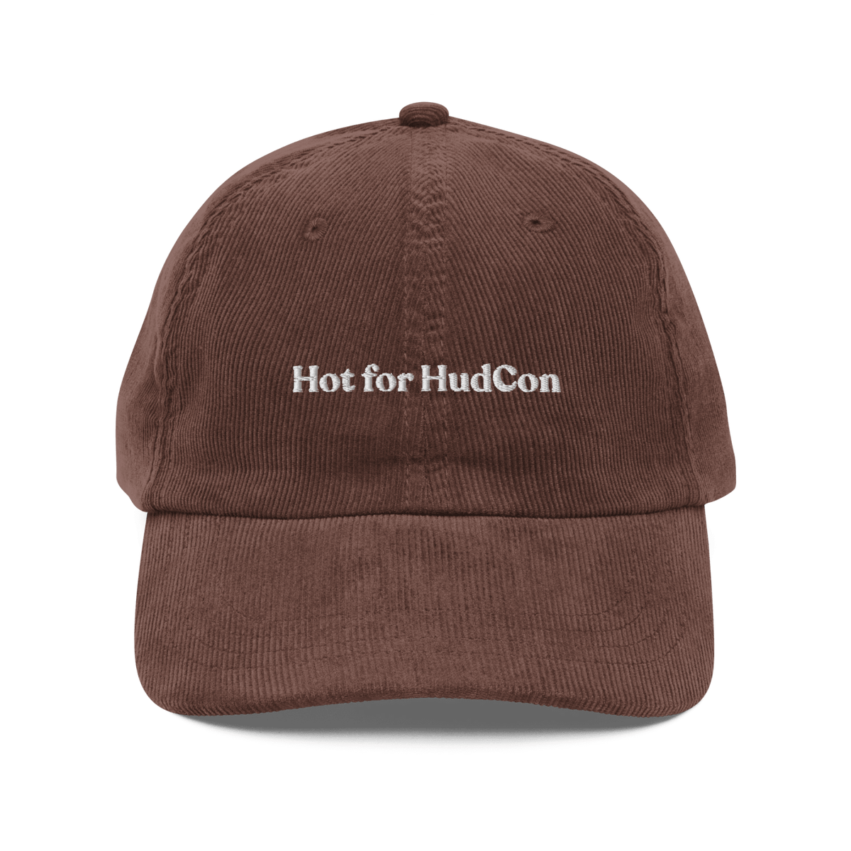 Hot for HudCon Embroidered Corduroy Hat