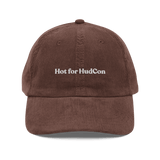 Hot for HudCon Embroidered Corduroy Hat