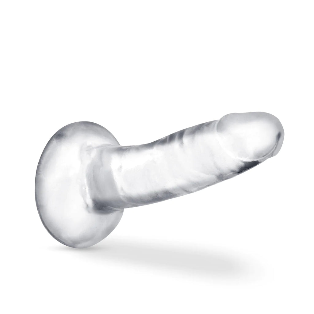 B Yours Plus Hard N’ Happy Realistic G-Spot Clear 5.5-Inch Long Dildo