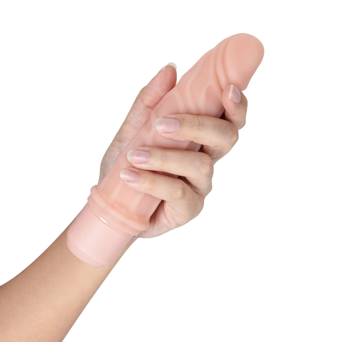 Dr. Skin Silicone Dr. Robert Beige 7.25-Inch Long Vibrating Dildo