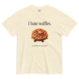 I Hate Waffles T-Shirt Ivory