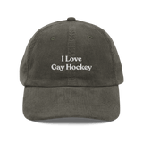 I Love Gay Hockey Embroidered Hat