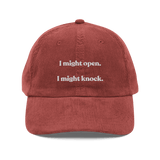 I Might Open - I Might Knock Embroidered Hat
