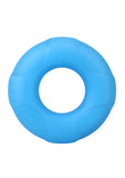 Rock Solid Lifesaver Glow in the Dark Silicone Cock Ring - Blue