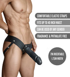 Dr. Skin 7-Inch Long Hollow Strap On Black