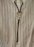 Sterling Silver Muscular body bolo tie by Gilty Boy