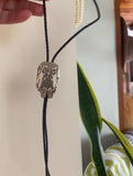 Sterling Silver Muscular body bolo tie by Gilty Boy