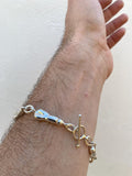 Sterling silver chain bracelet by Gilty Boy