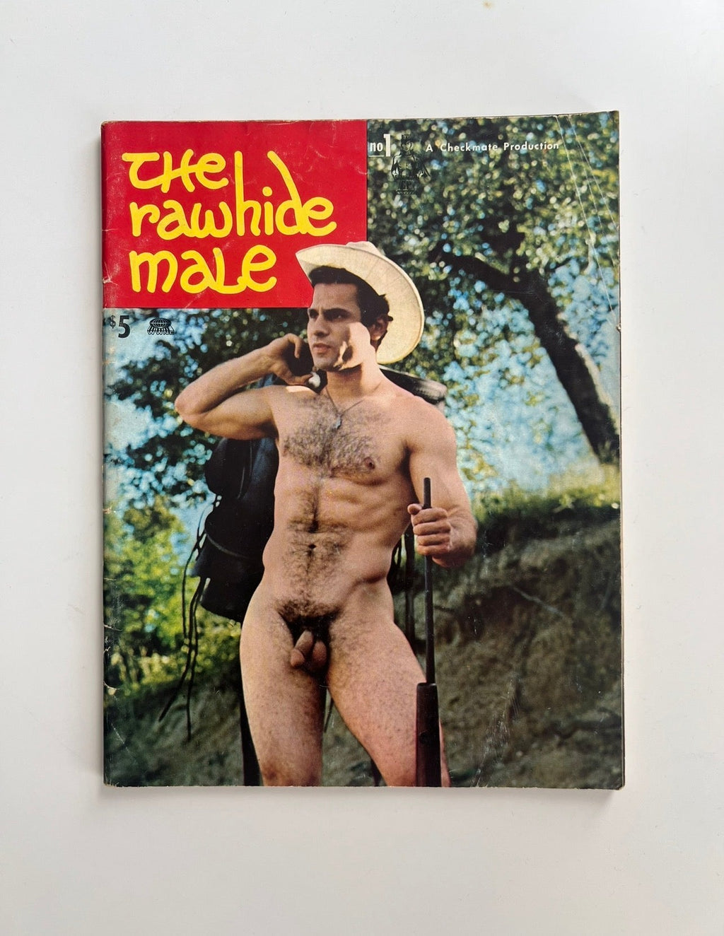 The Rawhide Male No. 1, 1968 — cover with a man in a cowboy hat holding a rifle