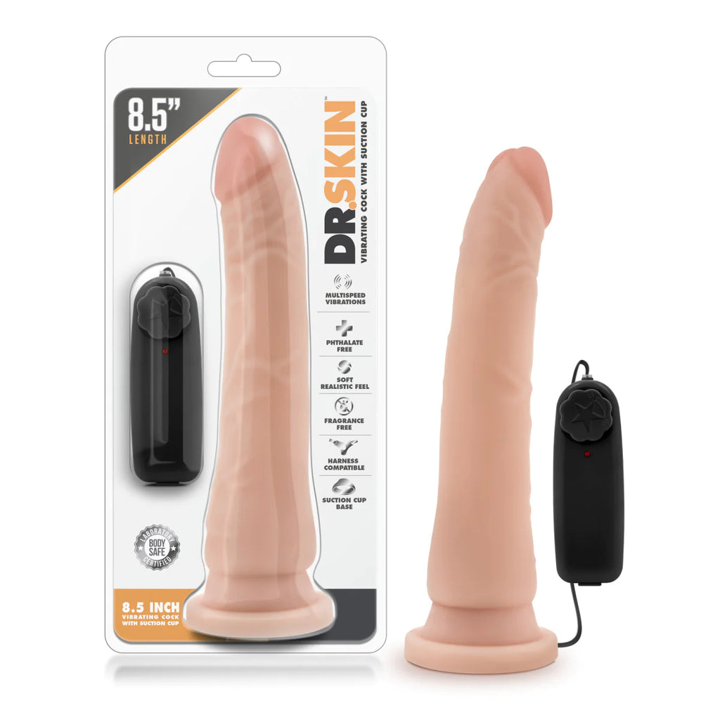 Dr. skin realistic curved vanilla 8.5-inch vibrating dildo CULTUREEDIT Dr. skin realistic curved vanilla 8.5-inch vibrating dildo CULTUREEDIT