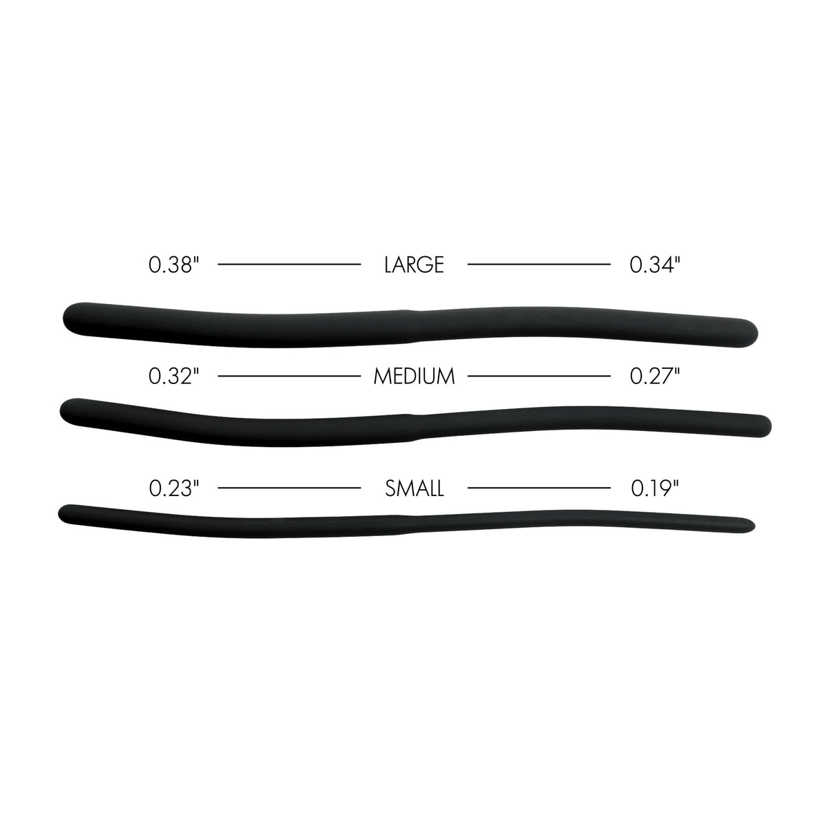Isabella Sinclaire Silicone Urethral Sound Trainer Set