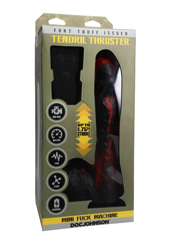 Fort Troff Tendril Thruster Mini Fuck Machine Red/ Black