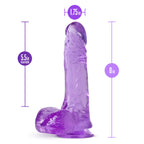 B Yours Plus Ram N’ Jam Realistic Purple 8-Inch Long Dildo