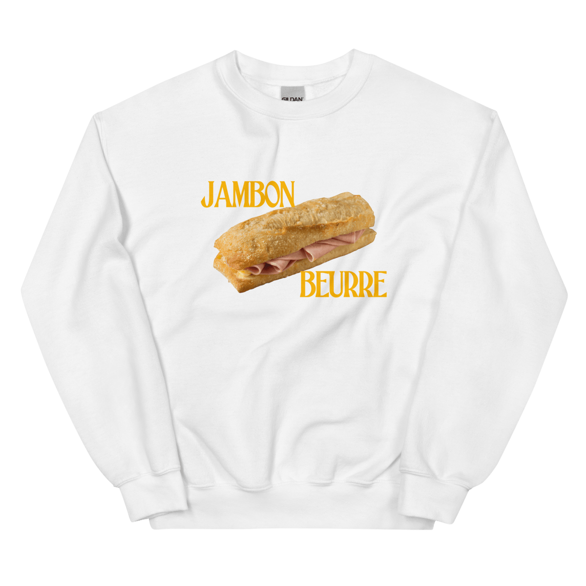 Jambon Beurre Sweatshirt - White