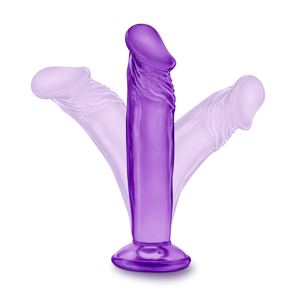 B Yours Sweet N' Small 6 Realistic Purple 6.5-Inch Long Dildo