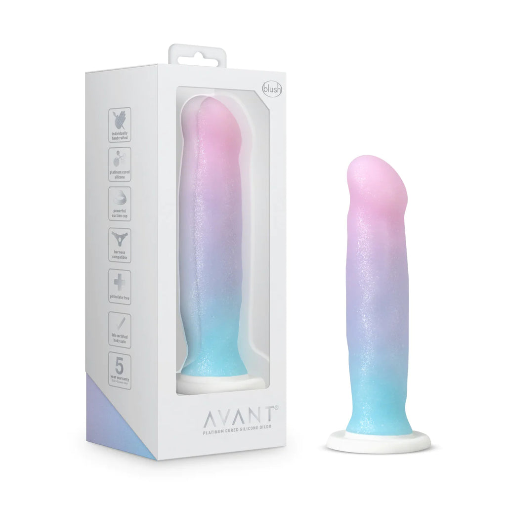 Avant Lucky D17: Artisan 8 Inch Dildo with Suction Cup Base