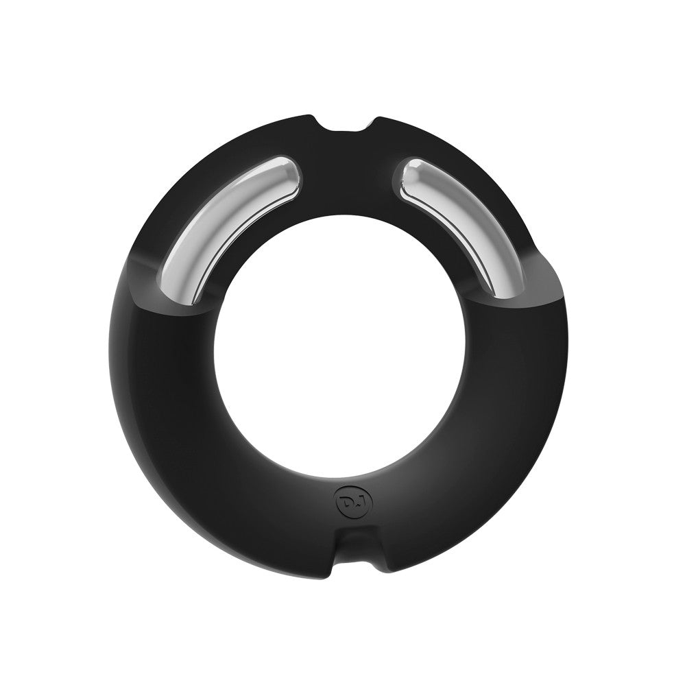Kink by Doc Johnson Silicone-Covered Stainless Steel Cock Ring 50mm