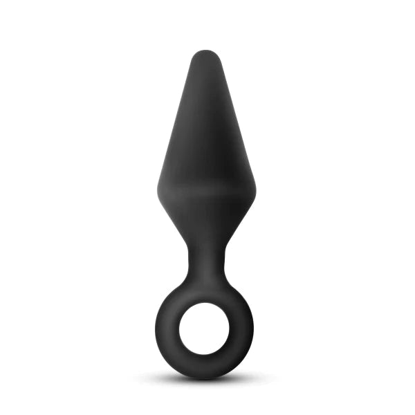 Anal Adventures Platinum Loop Black 4.5-Inch Anal Plug