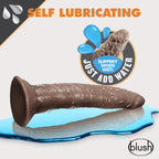Dr. Skin Glide Realistic Chocolate 7.5-Inch Long Dildo