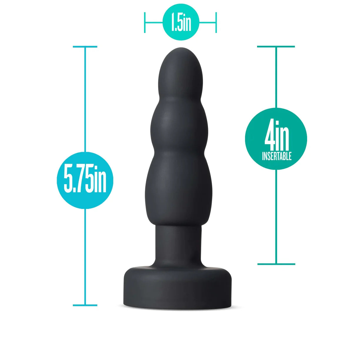 Anal Adventures Platinum  Propel Vibrating Anal Plug