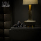 Anal Adventures Platinum Stout Kit Black Anal Plug