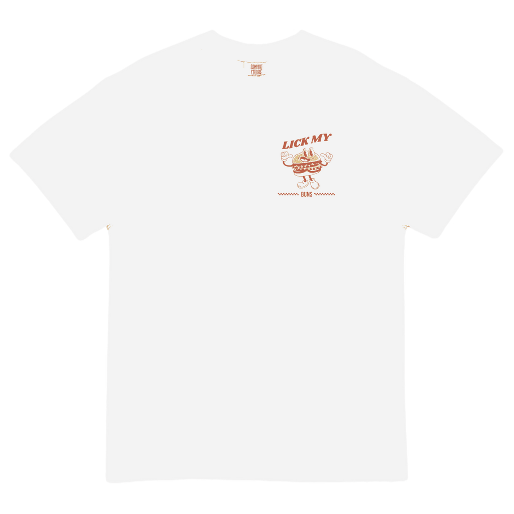 Lick My Buns Print T-shirt