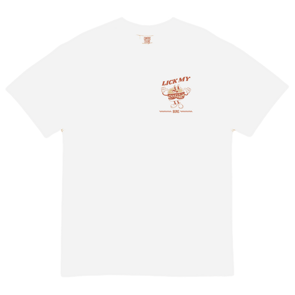 Lick My Buns Print T-shirt