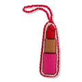 Needlepoint Icon Ornament - Lipstick