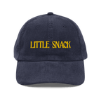 Little Snack Embroidered Corduroy Hat