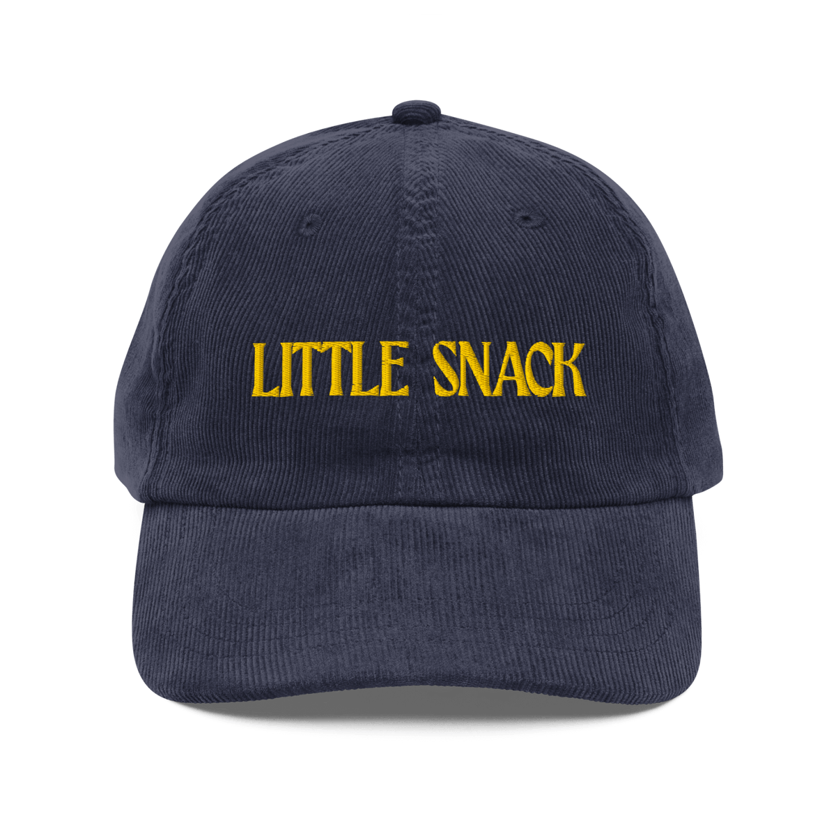 Little Snack Embroidered Corduroy Hat