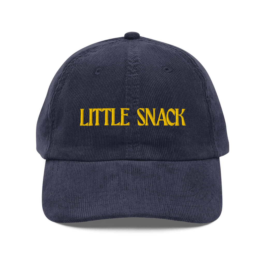 Little Snack Embroidered Corduroy Hat