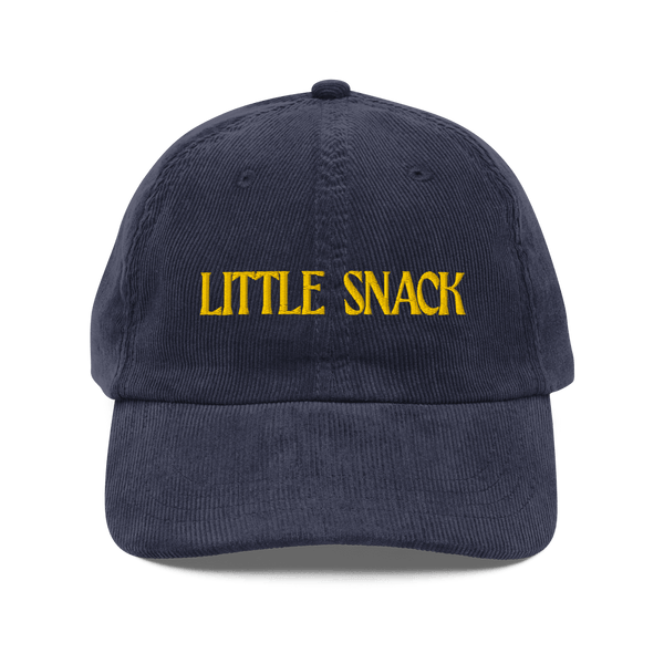 Little Snack Embroidered Corduroy Hat