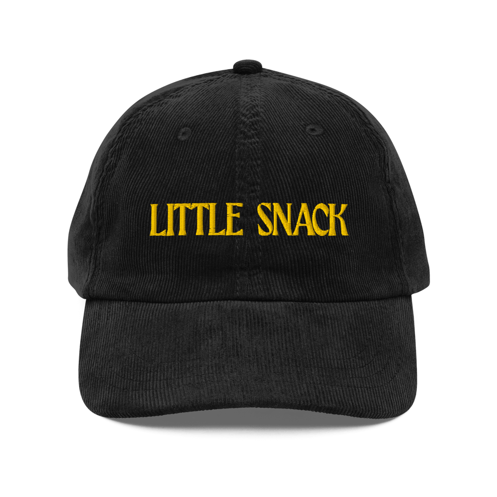 Little Snack Embroidered Corduroy Hat