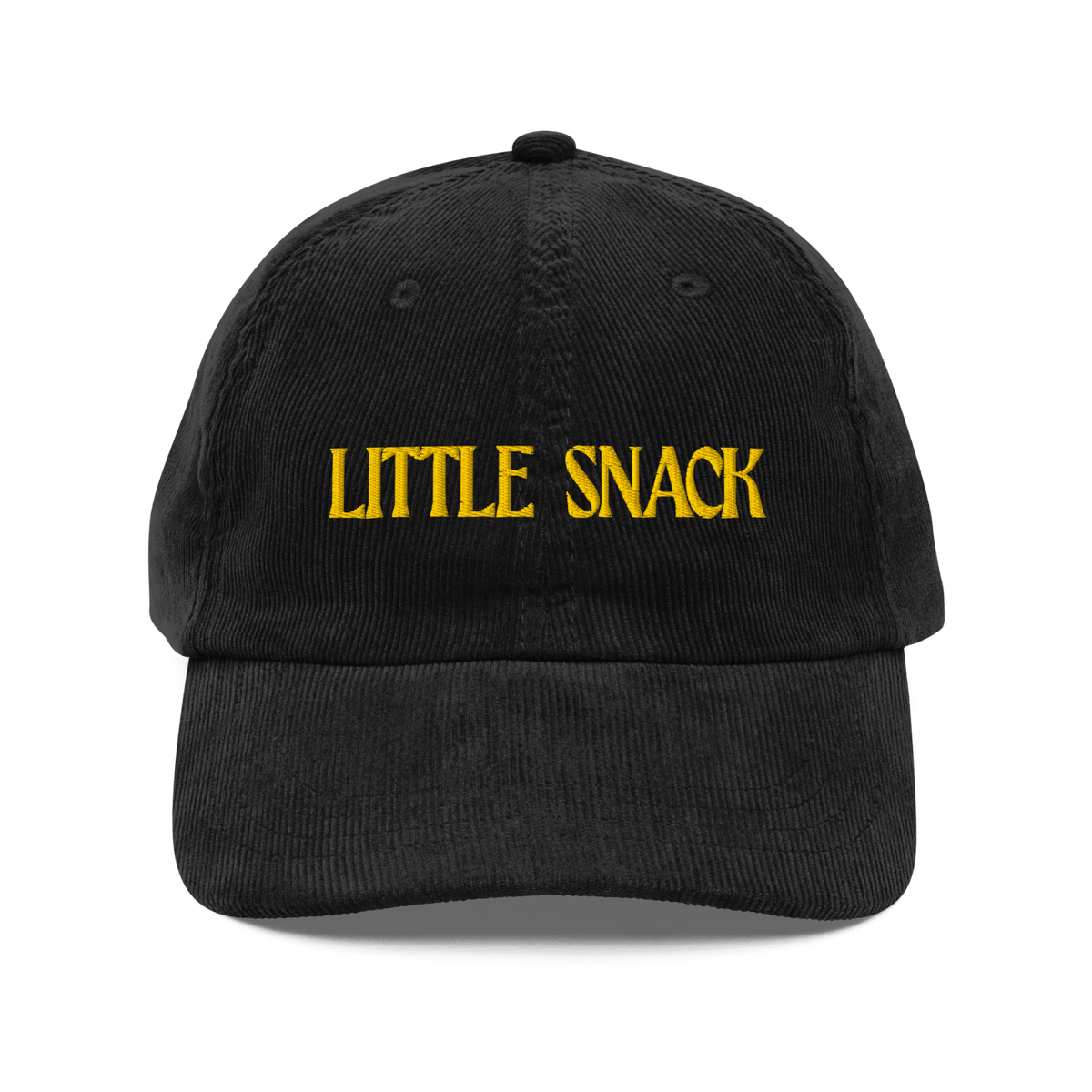 Little Snack Embroidered Corduroy Hat