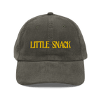 Little Snack Embroidered Corduroy Hat