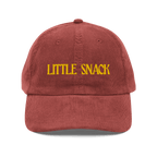 Little Snack Embroidered Corduroy Hat