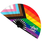 Pride Rainbow Flag Fan