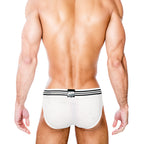 Gostoso White Mesh Brief Underwear