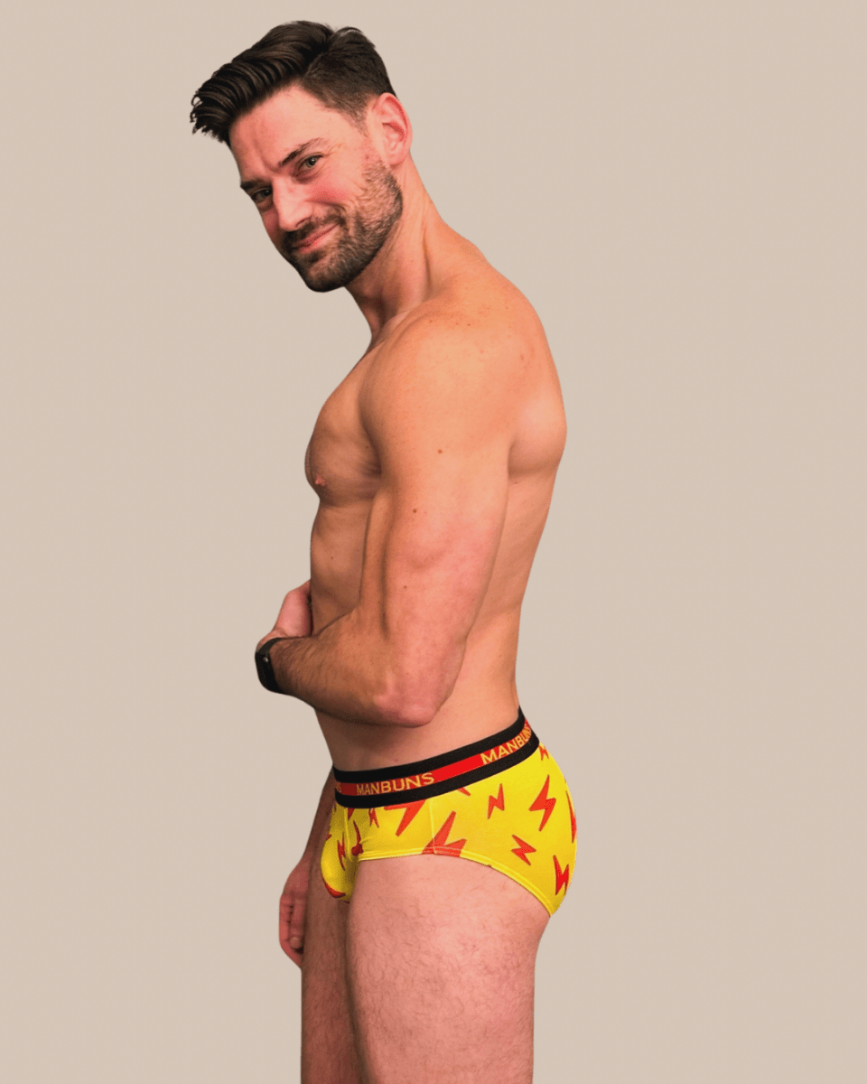 Men's Lightning Bolt Brief Underwear