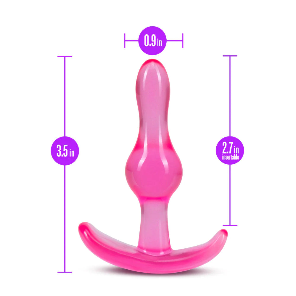 B Yours Curvy Pink 3.5-Inch Anal Plug