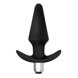 Luxe Discover Black 5-Inch Vibrating Anal Plug With Handle