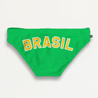 TEAM BRASIL 🇧🇷 FLAG SUNGA - Men's Designer Swimwear