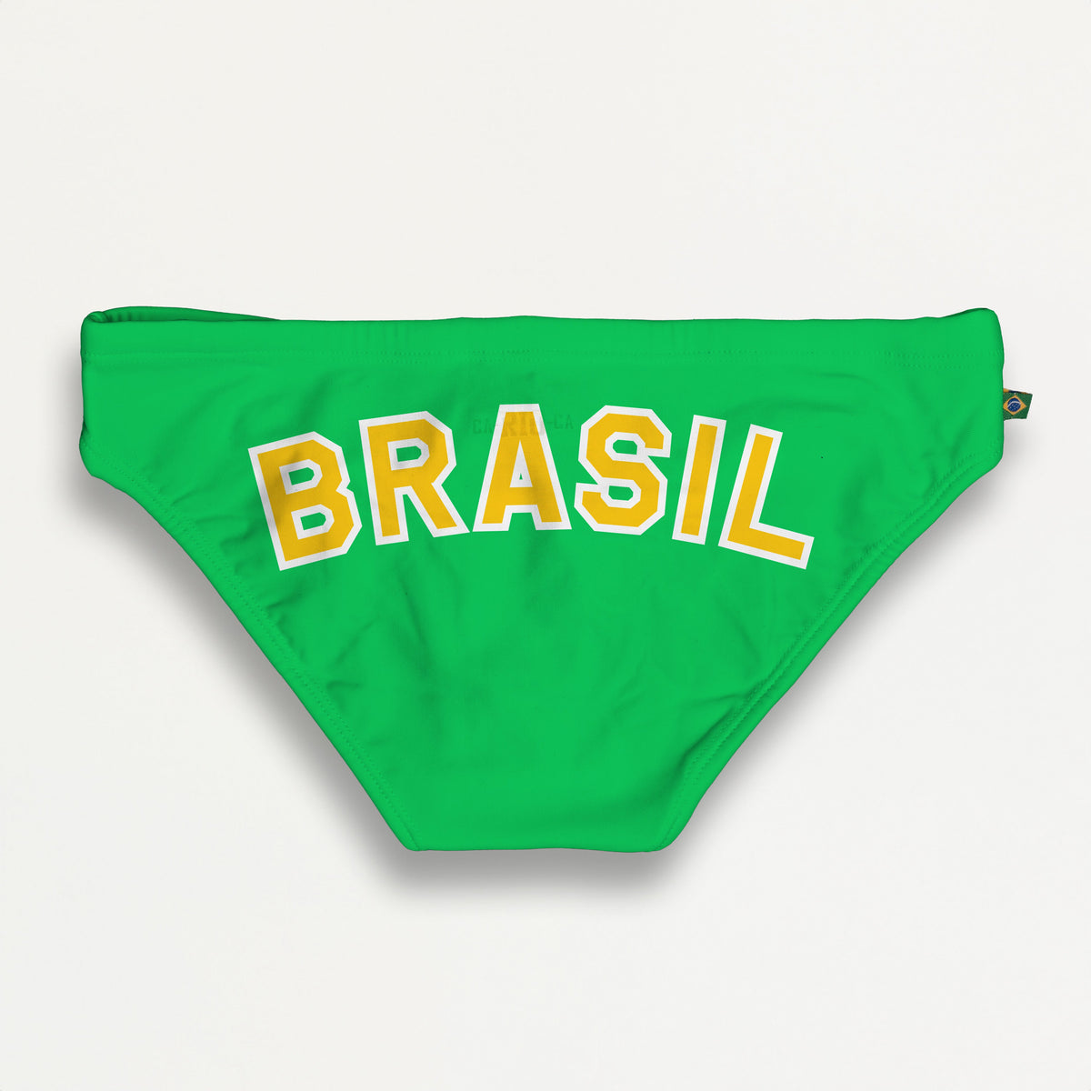 TEAM BRASIL 🇧🇷 FLAG SUNGA - Men's Designer Swimwear