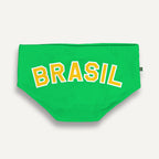 TEAM BRASIL 🇧🇷 FLAG SUNGA - Men's Designer Swimwear