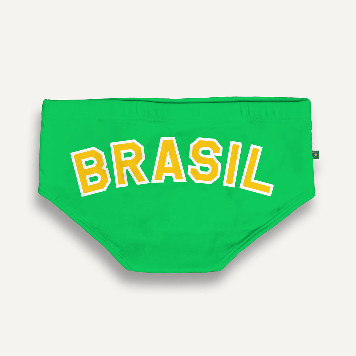 TEAM BRASIL 🇧🇷 FLAG SUNGA - Men's Designer Swimwear