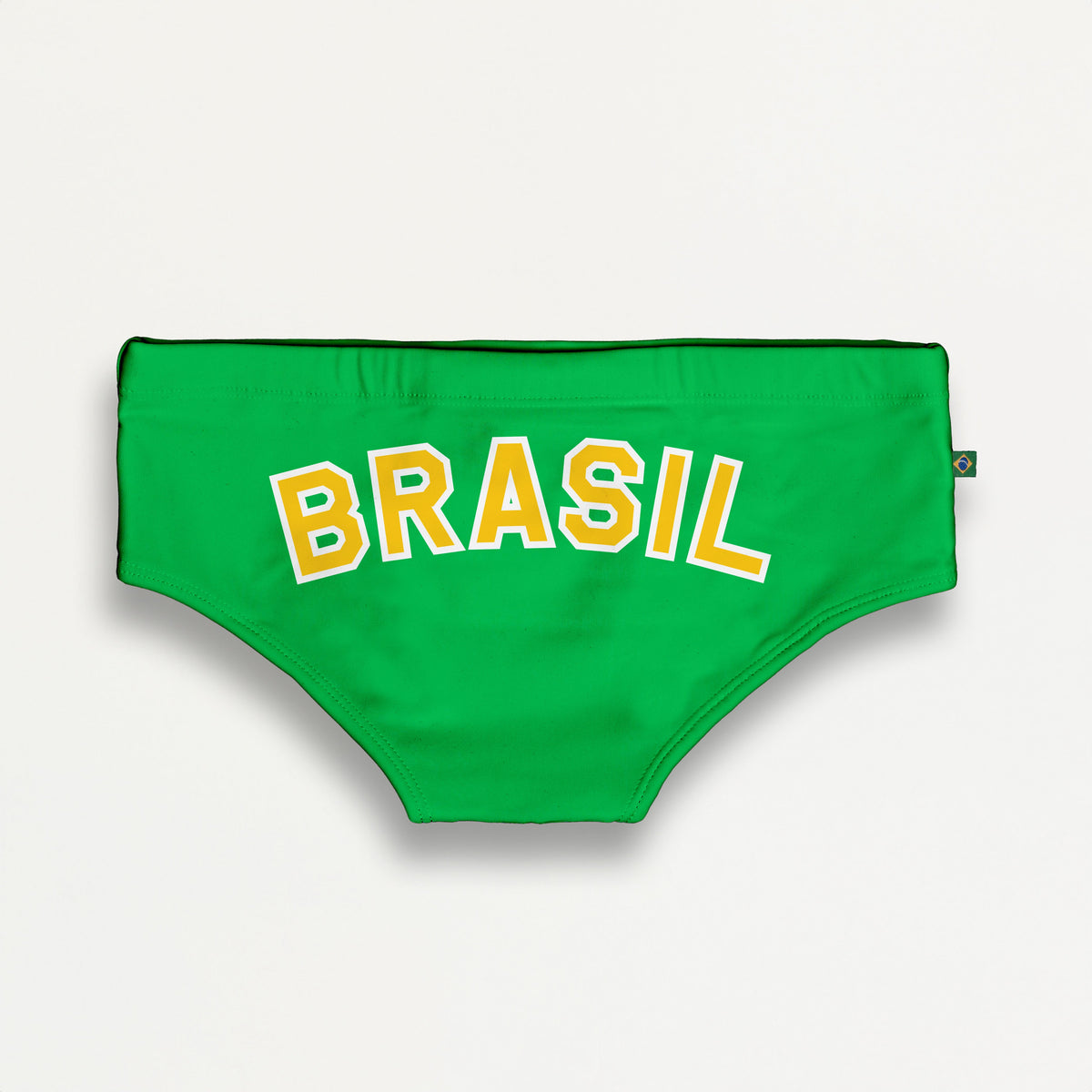 TEAM BRASIL 🇧🇷 FLAG SUNGA - Men's Designer Swimwear