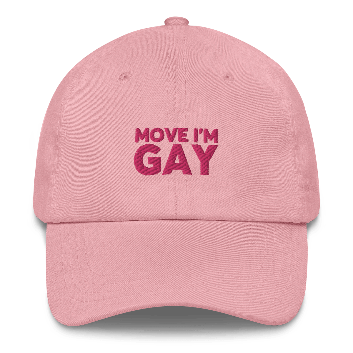 Move I'm GAY Embroidered Hat for Pride
